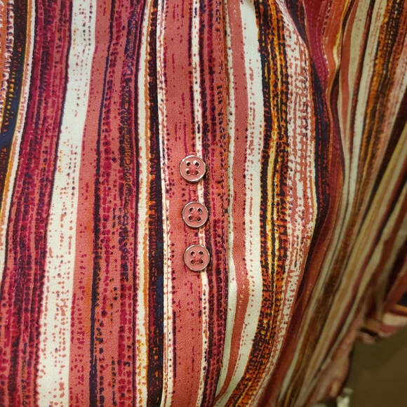 NWT - Zac & Rachel striped blouse - LARGE - Picture 7 of 7